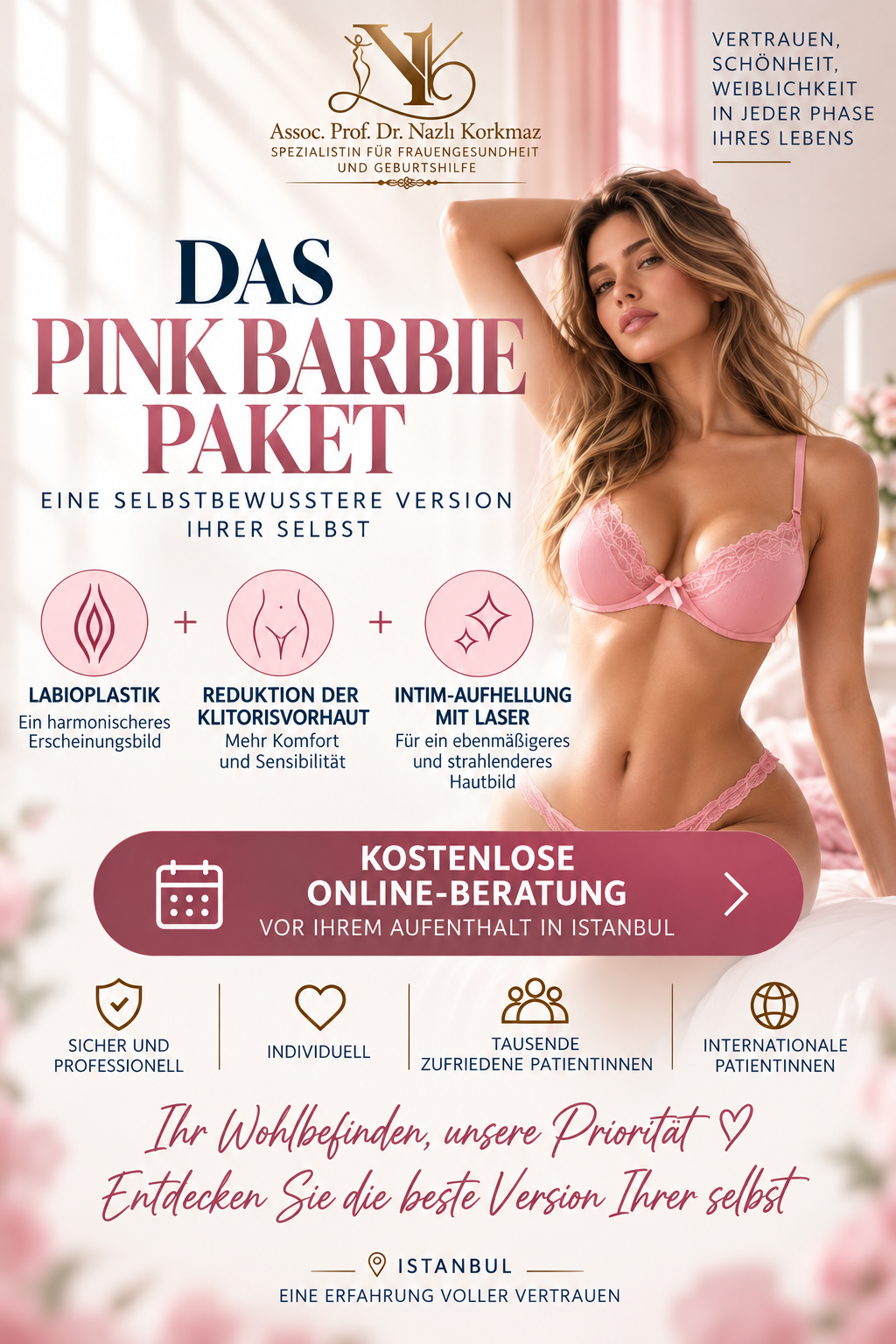 Pink-Barbie-Paket